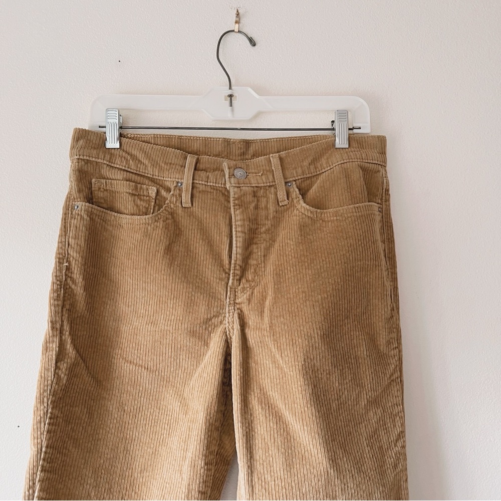 Levis tan brown wide wale corduroy pants size 30x30 - Picture 2 of 9